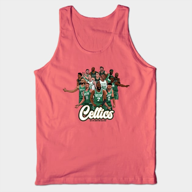 2023-24 Boston Celtics Tank Top by origin illustrations